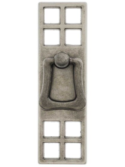 Mackintosh Ring Pull With Pierced Backplate In Old Iron